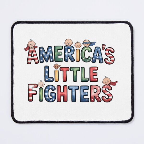 Item preview, America's Little Fighters | Cute Pediatric Hero Support Design designed and sold by Giuggimade.