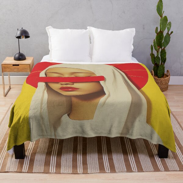 Item preview, Futuristic Halo Portrait – Bold Conceptual Minimalist Art designed and sold by Retrocranio.