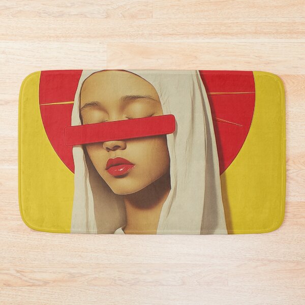 Item preview, Futuristic Halo Portrait – Bold Conceptual Minimalist Art designed and sold by Retrocranio.