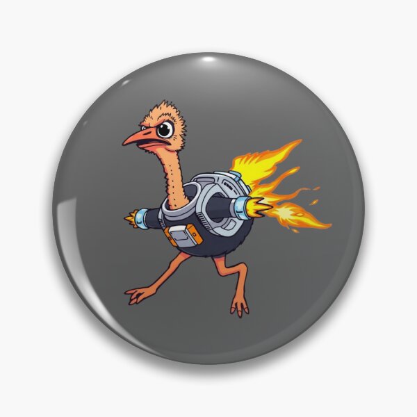 Item preview, Jetpack Ostrich – Speed Mode Activated  designed and sold by Babayaa.