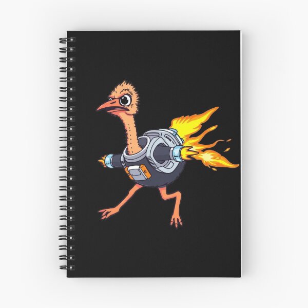 Item preview, Jetpack Ostrich – Speed Mode Activated  designed and sold by Babayaa.