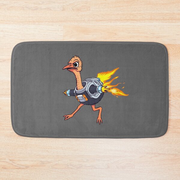 Item preview, Jetpack Ostrich – Speed Mode Activated  designed and sold by Babayaa.