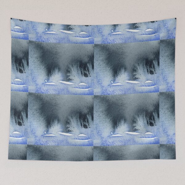Item preview, Blue Splash Watercolor Fantasy II designed and sold by Irina Sztukowski.