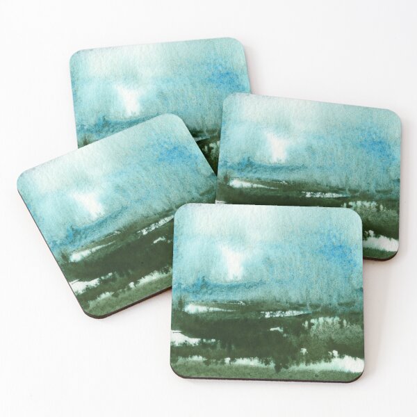 Item preview, Emerald Splash Watercolor Fantasy II designed and sold by Irina Sztukowski.