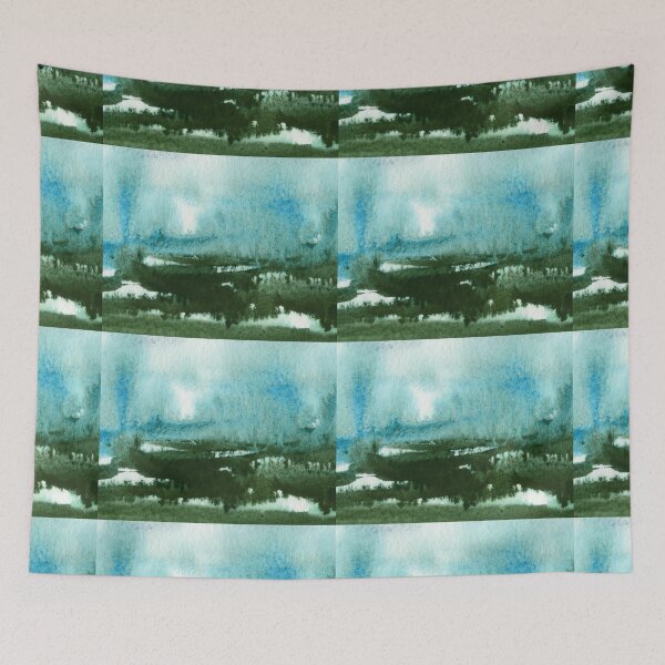 Item preview, Emerald Splash Watercolor Fantasy II designed and sold by Irina Sztukowski.