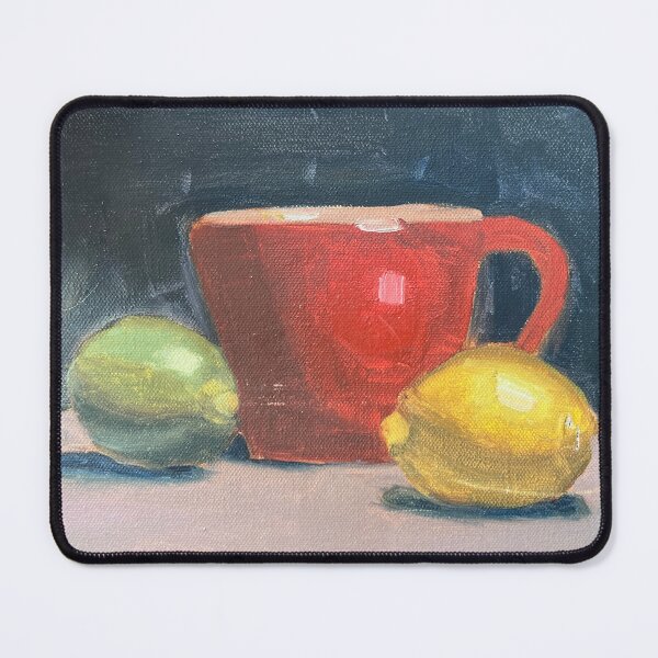 Item preview, Red Glass and Lemon designed and sold by ZulluArt.