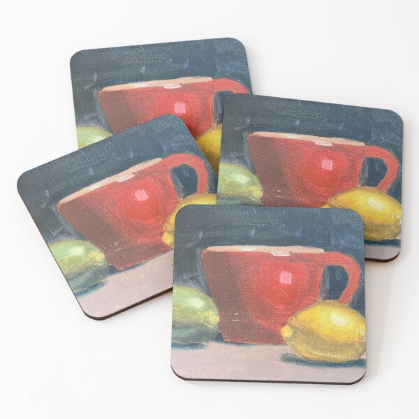 Item preview, Red Glass and Lemon designed and sold by ZulluArt.