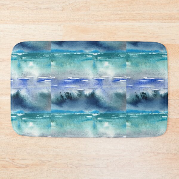 Item preview, Blue Turquoise Ocean Splash Watercolor Fantasy II designed and sold by Irina Sztukowski.