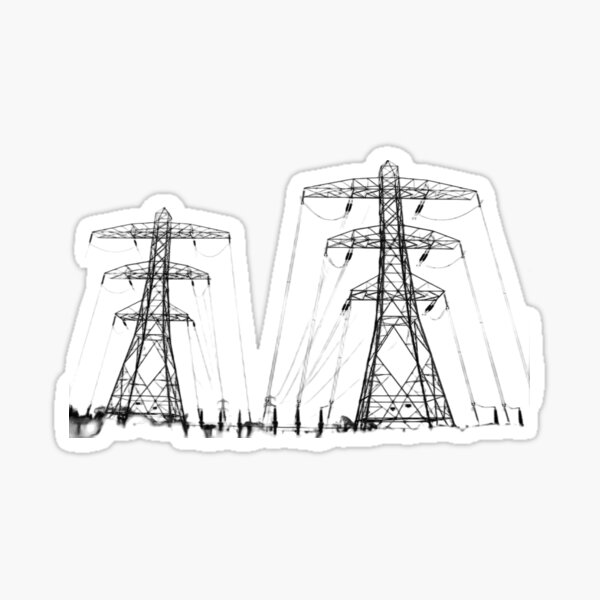 Item preview, Electricity Pylons designed and sold by pinkal.
