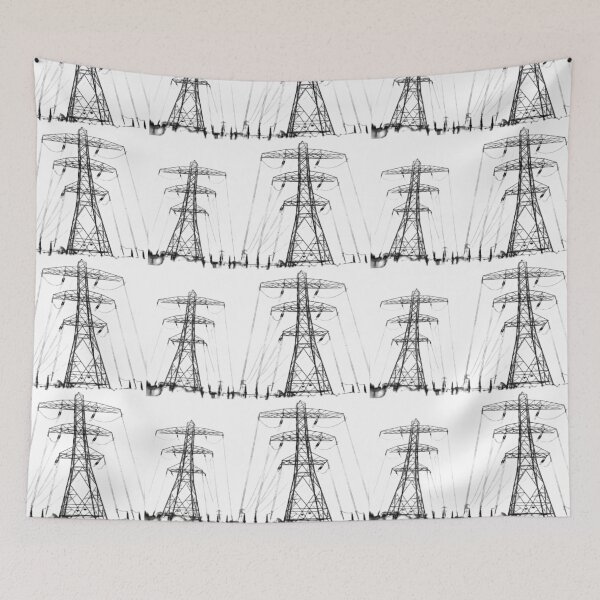 Item preview, Electricity Pylons designed and sold by pinkal.