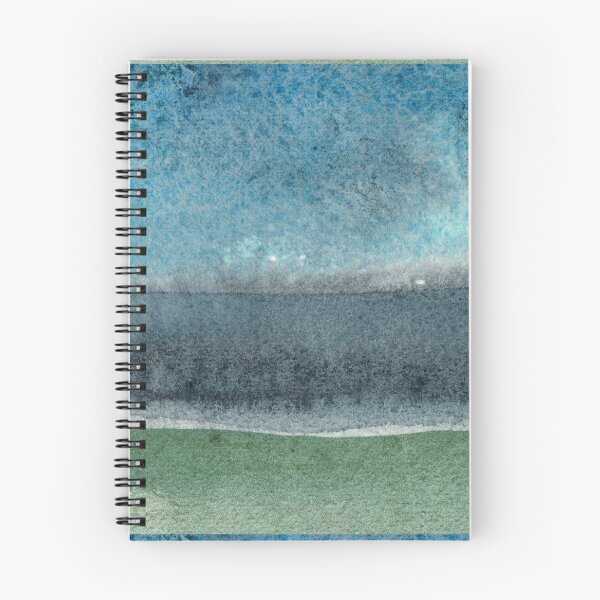 Item preview, Deep Gray Emerald Turquoise Ocean Abstract Watercolor Fantasy  designed and sold by Irina Sztukowski.