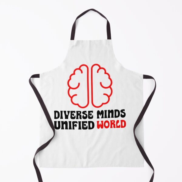 Item preview, Diverse Minds Unified World | Diversity and Unity Inspirational Quote. designed and sold by musabadam2013.