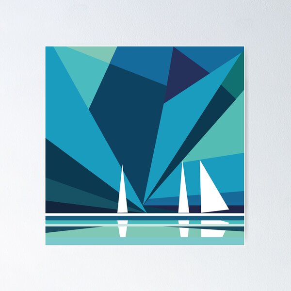 Item preview, Sailboats on the lake designed and sold by Eiriane.