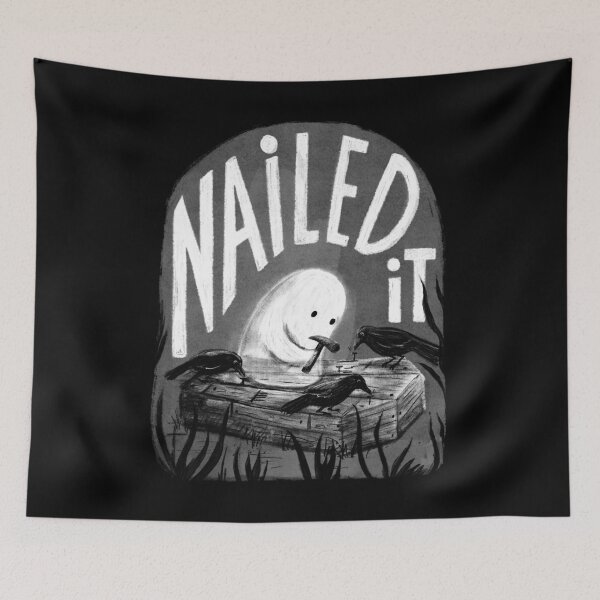 Item preview, Nailed It - Existential Dead Ghost designed and sold by littleclyde.