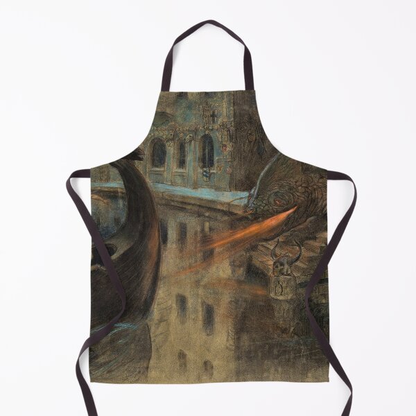 Item preview, Fighting a dragon Mythological Scene - Alexander Rothaug designed and sold by Vintage Designs +.
