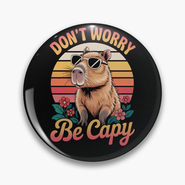 Item preview, Don't Worry Be Capy designed and sold by jkrphoto.