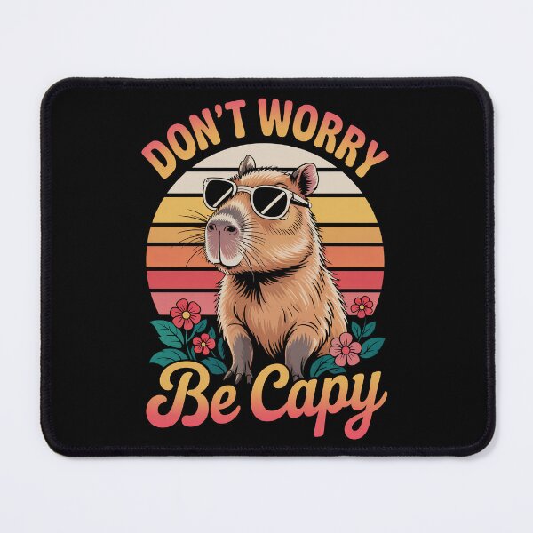Item preview, Don't Worry Be Capy designed and sold by jkrphoto.