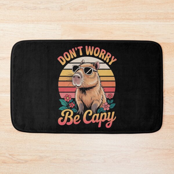 Item preview, Don't Worry Be Capy designed and sold by jkrphoto.