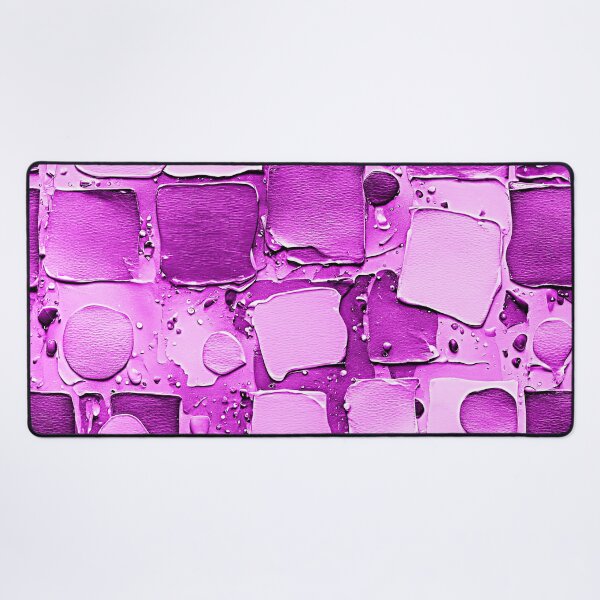 Aperçu de l'œuvre Beautiful Purple Mauve Abstract Squares, Circular Shapes créée et vendue par LangfordVenfour.