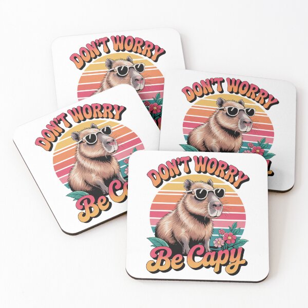 Item preview, Don't Worry Be Capy designed and sold by jkrphoto.