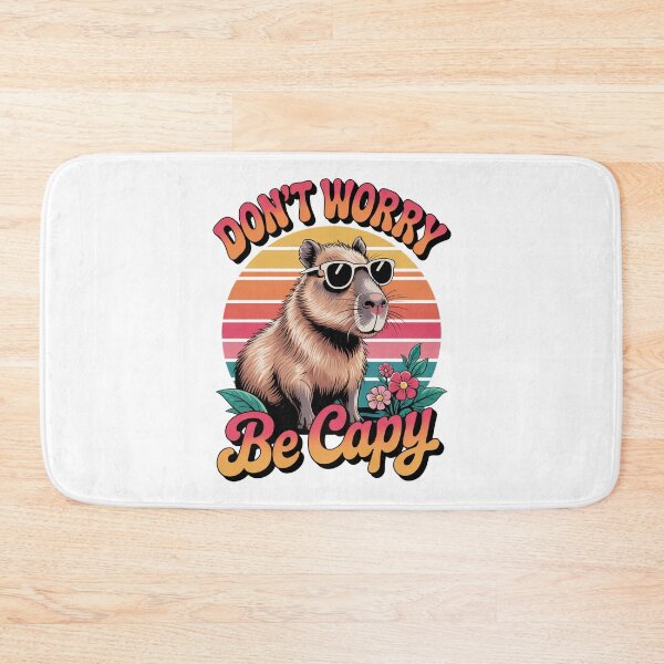 Item preview, Don't Worry Be Capy designed and sold by jkrphoto.