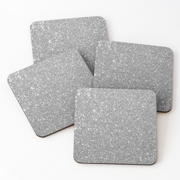 Item preview, Silver Glitter Sparkle Texture designed and sold by Kaleidoscope Print.