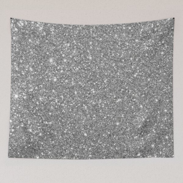 Item preview, Silver Glitter Sparkle Texture designed and sold by Kaleidoscope Print.