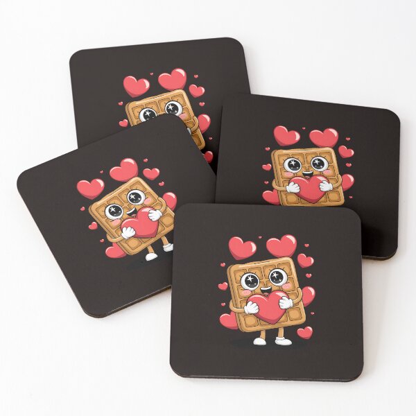 Item preview, Cute Waffle Day Waffle Lover Hearts designed and sold by MAKOPOKOShop.
