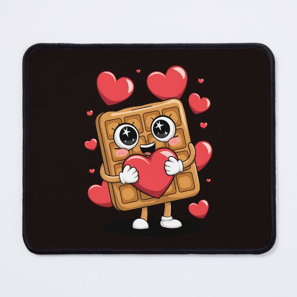 Item preview, Cute Waffle Day Waffle Lover Hearts designed and sold by MAKOPOKOShop.