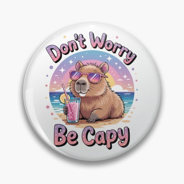 Item preview, Don't Worry Be Capy designed and sold by jkrphoto.