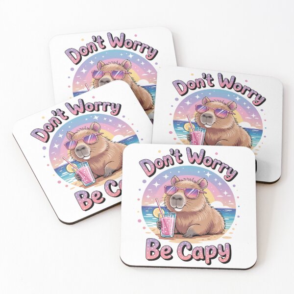 Item preview, Don't Worry Be Capy designed and sold by jkrphoto.