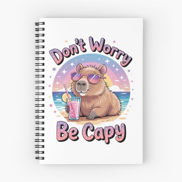 Item preview, Don't Worry Be Capy designed and sold by jkrphoto.