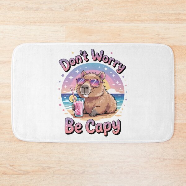 Item preview, Don't Worry Be Capy designed and sold by jkrphoto.