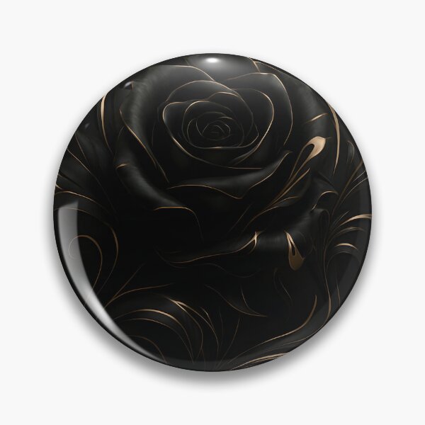 Item preview, Black and Gold Rose Elegance designed and sold by Kaleidoscope Print.