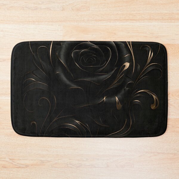 Item preview, Black and Gold Rose Elegance designed and sold by Kaleidoscope Print.