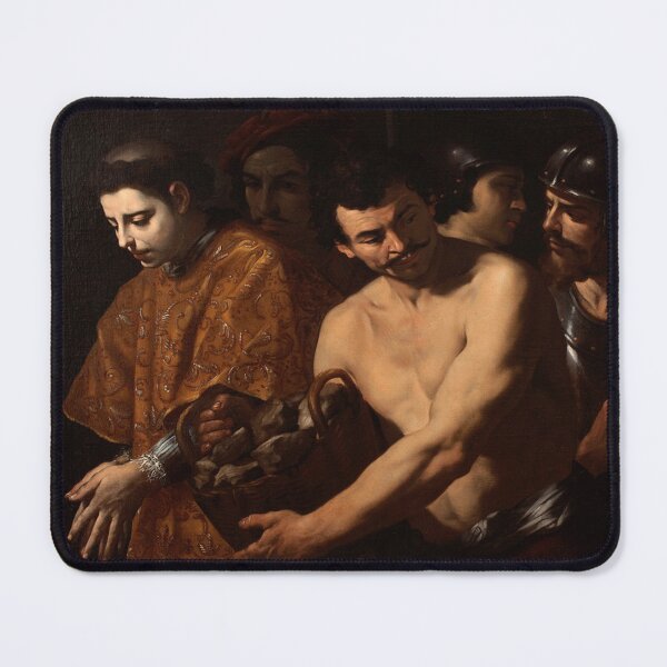 Item preview, Saint Stephen taken to his Martyrdom - Andrea Vaccaro designed and sold by Vintage Designs +.