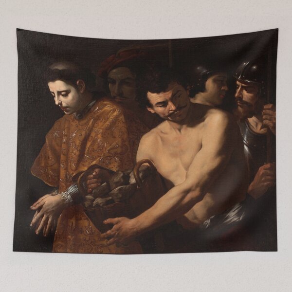 Item preview,  Saint Stephen taken to his Martyrdom - Andrea Vaccaro designed and sold by Vintage Designs +.