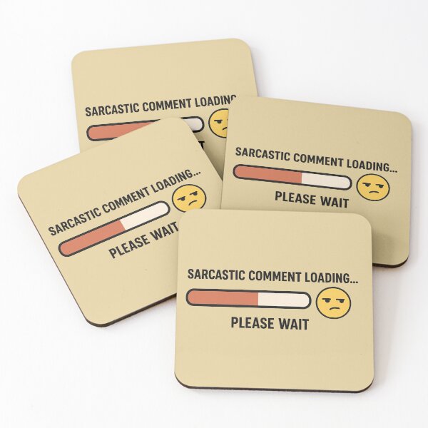 Item preview, Sarcastic Comment Loading Funny Minimalist Design designed and sold by digifotis.