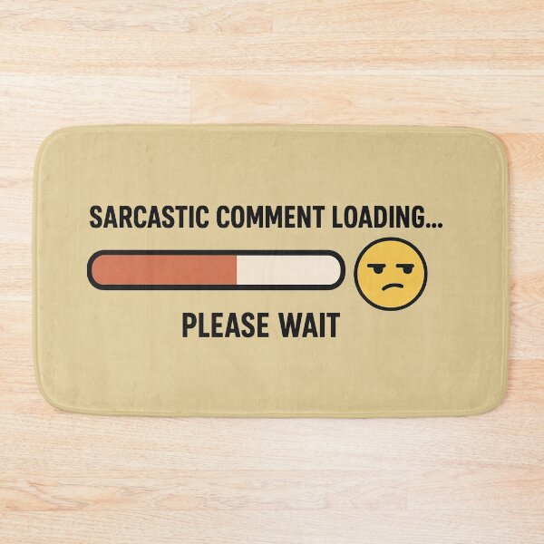 Item preview, Sarcastic Comment Loading Funny Minimalist Design designed and sold by digifotis.
