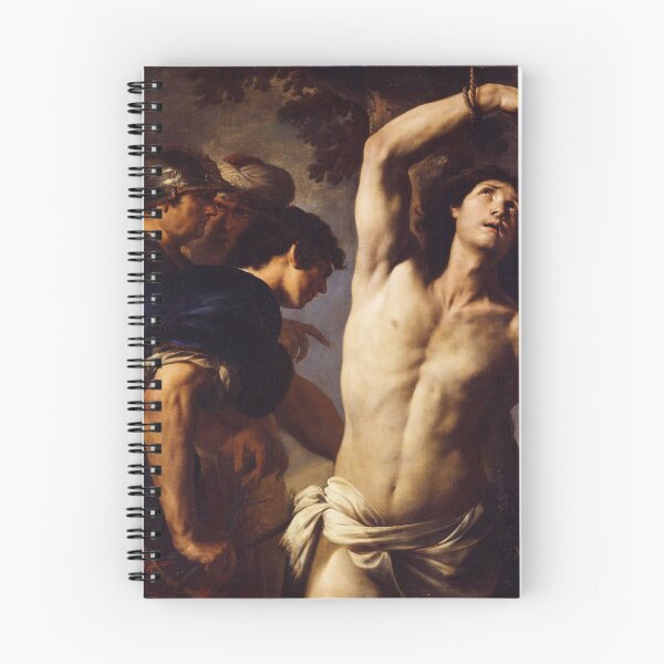 Item preview,  Martyrdom of St Sebastian - Andrea Vaccaro designed and sold by Vintage Designs +.