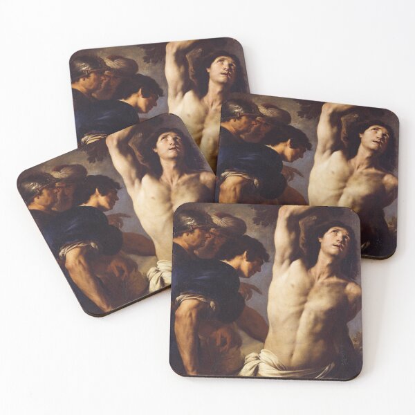 Item preview,  Martyrdom of St Sebastian - Andrea Vaccaro designed and sold by Vintage Designs +.
