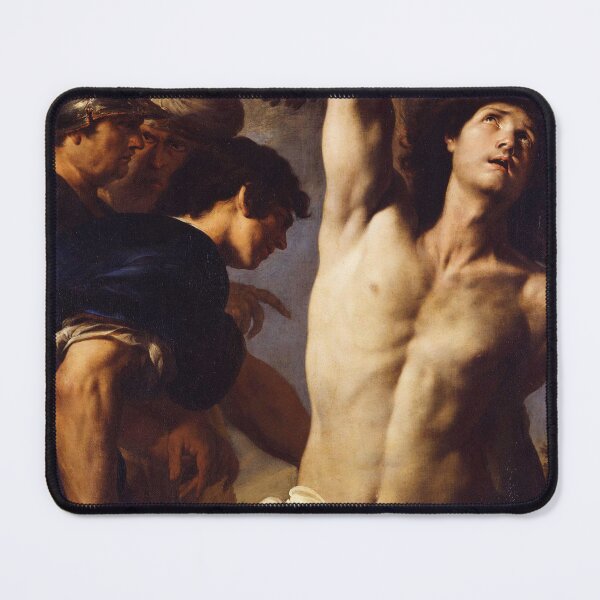 Item preview,  Martyrdom of St Sebastian - Andrea Vaccaro designed and sold by Vintage Designs +.