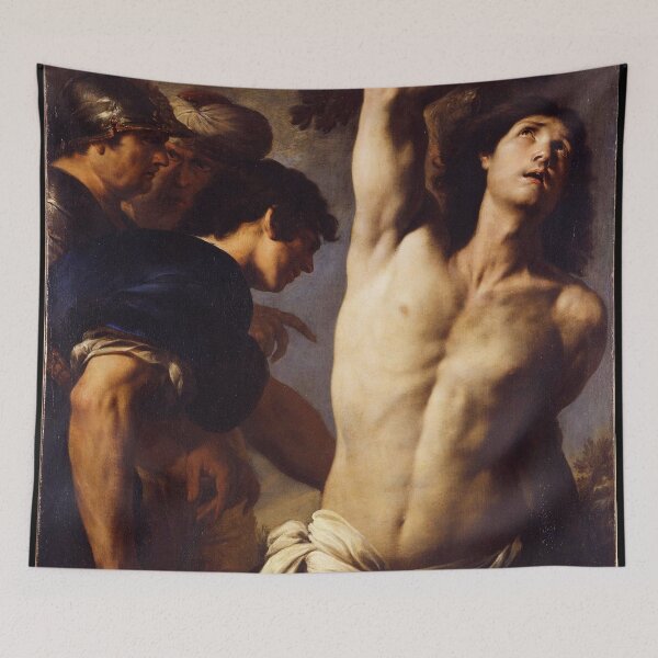 Item preview,  Martyrdom of St Sebastian - Andrea Vaccaro designed and sold by Vintage Designs +.