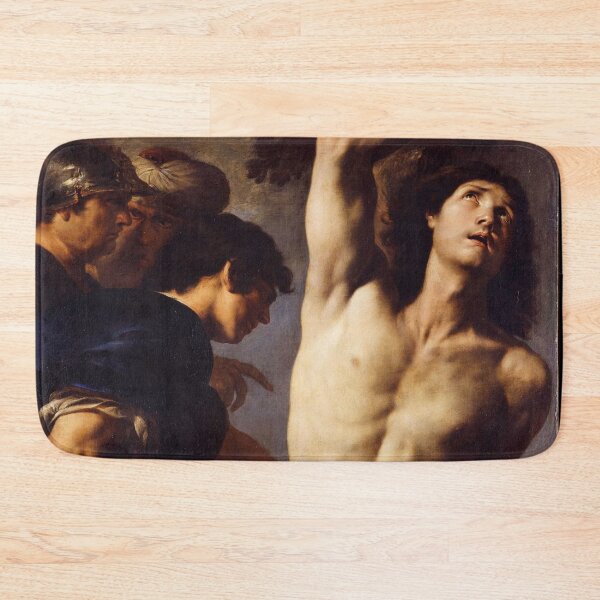 Item preview,  Martyrdom of St Sebastian - Andrea Vaccaro designed and sold by Vintage Designs +.