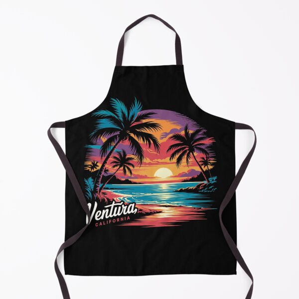 Item preview, Ventura California Sunset Palms Beach designed and sold by MadCatPrints.