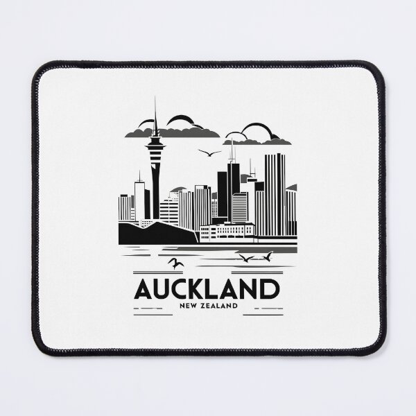 Item preview, A Vintage Travel Art of Auckland - New Zealand  designed and sold by GoodOldVintage.