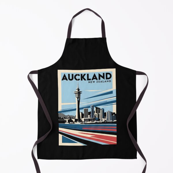 Item preview, A Vintage Travel Art of Auckland - New Zealand designed and sold by GoodOldVintage.
