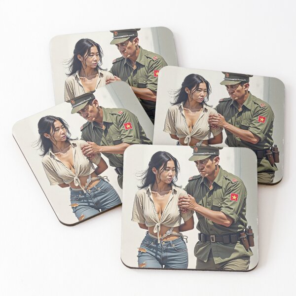 Item preview, North Vietnamese Soldier take a Prisoner into Custody designed and sold by Huskyyy Designs.