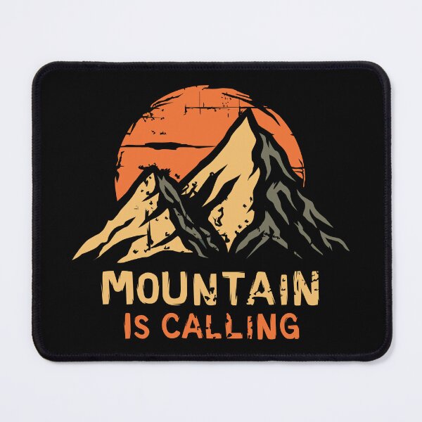 Item preview, Mountain is calling - retro outdoor mountain landscape designed and sold by AndreMi.