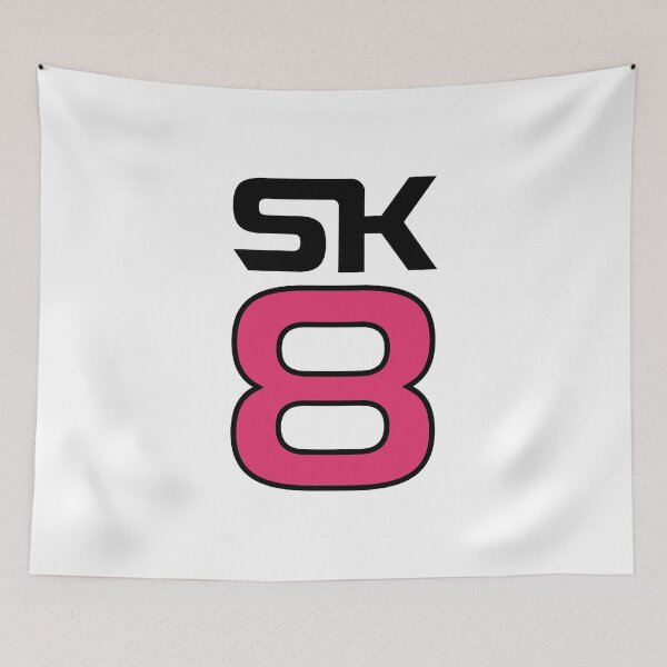 Item preview, SK8 Logo Electric Pink Red Black Outline designed and sold by JohnnyVillas.